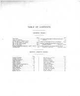 Table of Contents, DeWitt County 1915